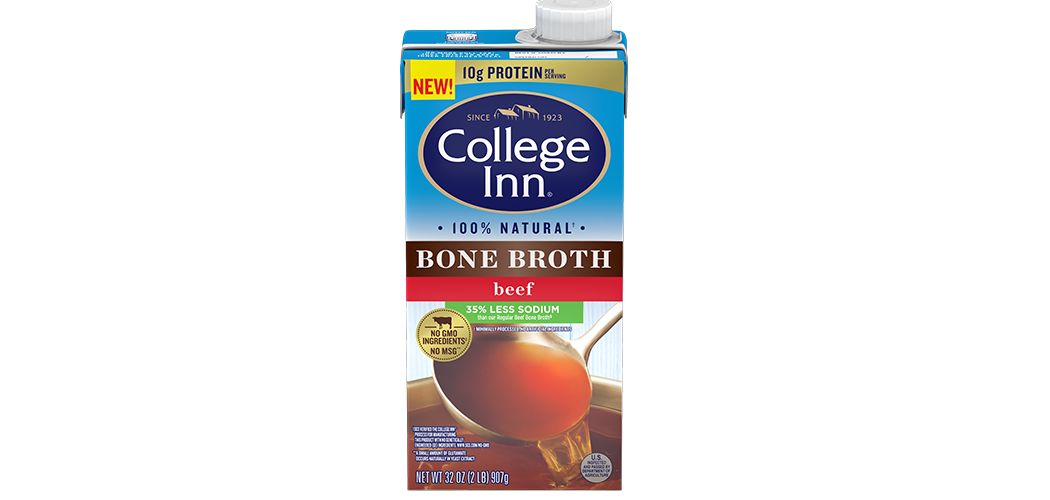 Reduced Sodium Beef Bone Broth College Inn